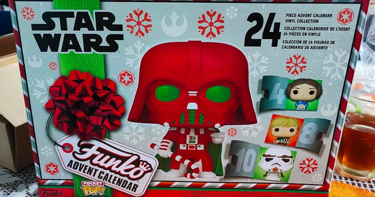 a Funko Pop Advent Calendar - Star Wars sitting on a table