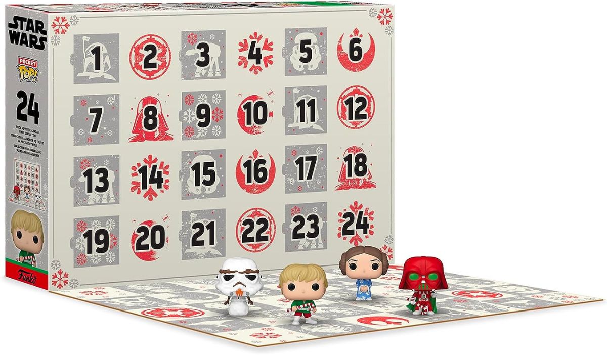 Funko Pop! Advent Calendar- Star Wars  stock image