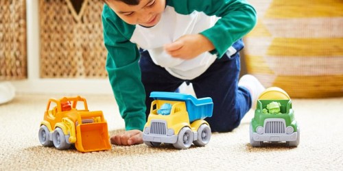 Up to 70% Off Green Toys Sale on Amazon | Construction Trucks Only $7.67 (Reg. $27)