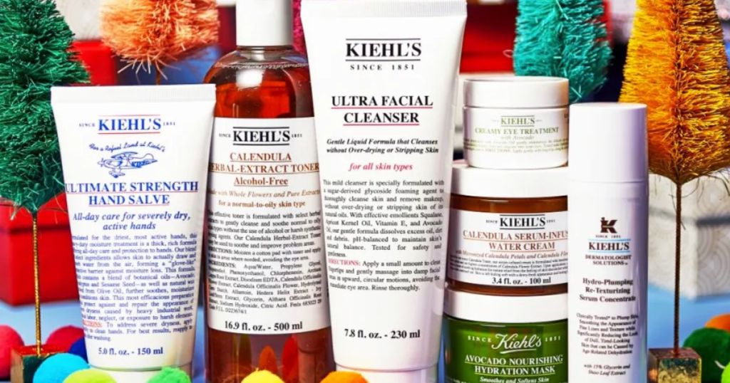 Kiehl's skincare products