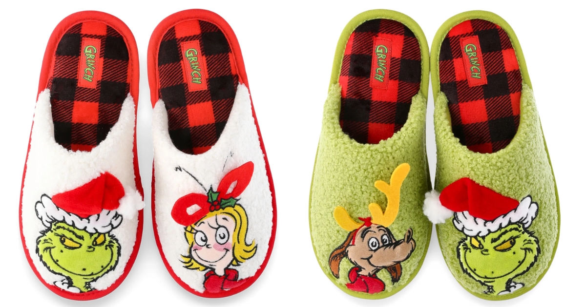 Dr. Seuss Grinch Slippers Just $7.98 on Walmart.com (Reg. $15)