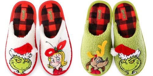 Dr. Seuss Grinch Slippers Just $7.98 on Walmart.com (Reg. $15)