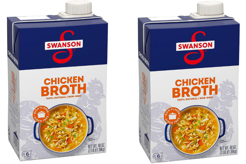 Swanson gluten free chicken broth 48 ounce carton