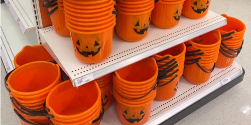 Grab These 70¢ Target Pumpkin Buckets for Halloween Fun!