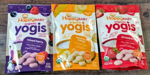 Happy Baby Yogis Snacks 3-Count Variety Pack Only $7.68 Shipped on Amazon (Reg. $12)