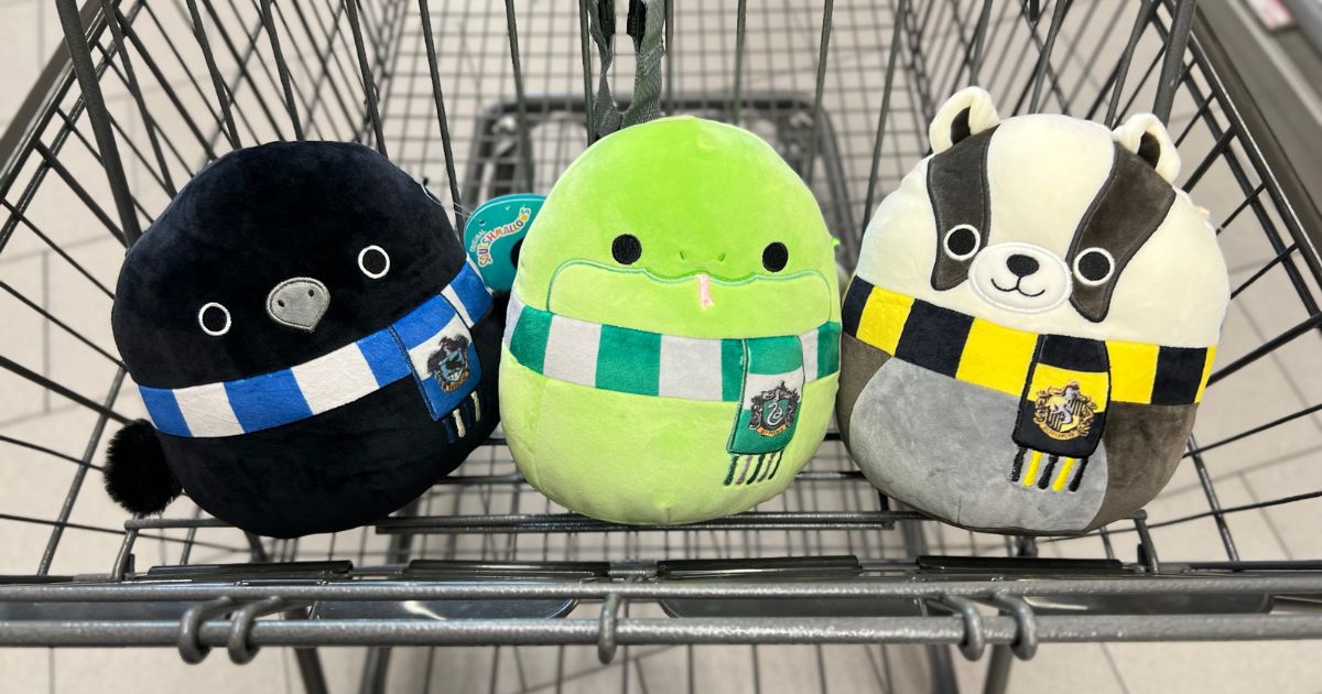 Harry Potter Squishmallows at Aldi in cart