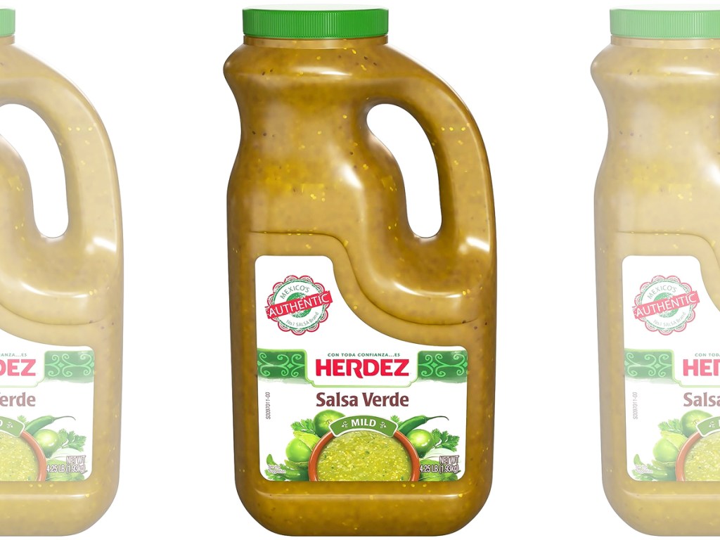 jugs of Herdez Salsa Verde