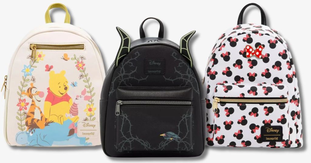 Disney Villains Maleficent & More Loungefly Mini Backpack Hot