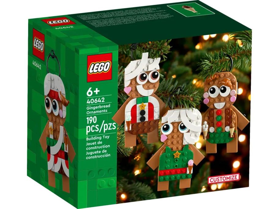 LEGO Gingerbread Ornaments Box