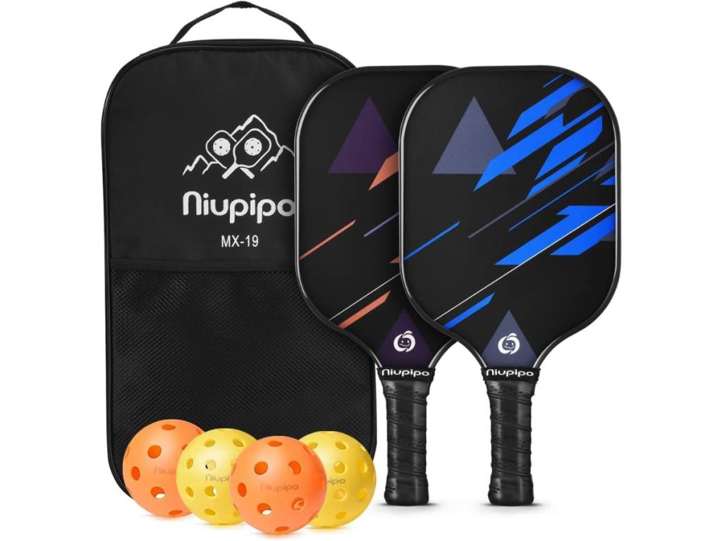 niupipo 2-Paddle Pickleball Set