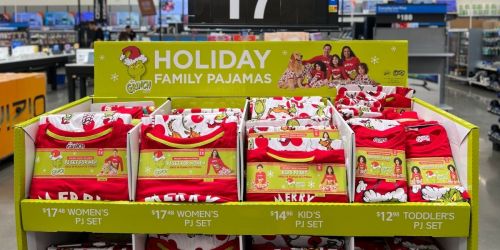 Walmart’s Family Christmas Pajamas from $12.98: Disney’s 100th Anniversary & The Grinch Collections!