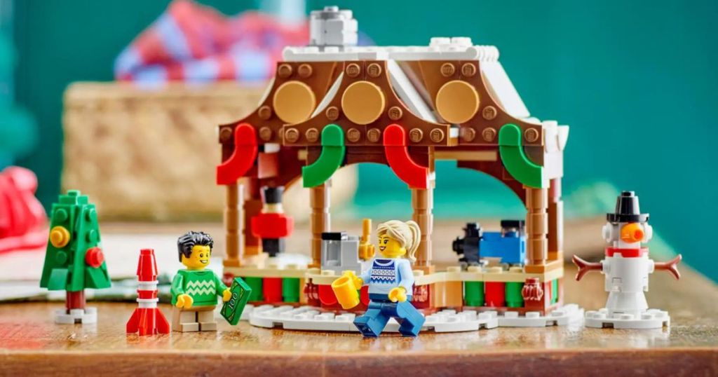 Lego Winter Market Stall