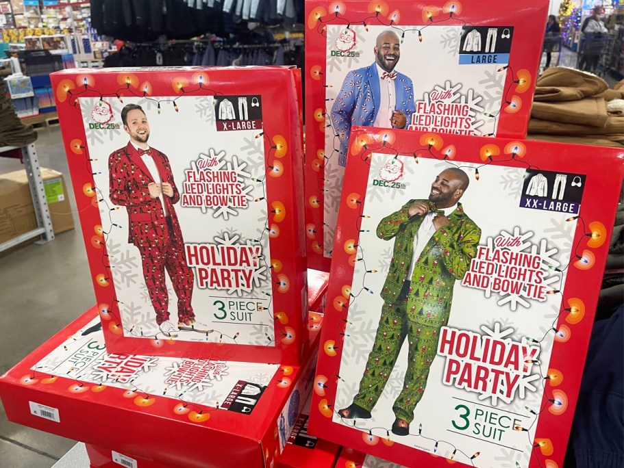 Men’s Christmas Suits Just $29.94 on SamsClub.com (Includes Flashing LED Lights & Bowtie!)