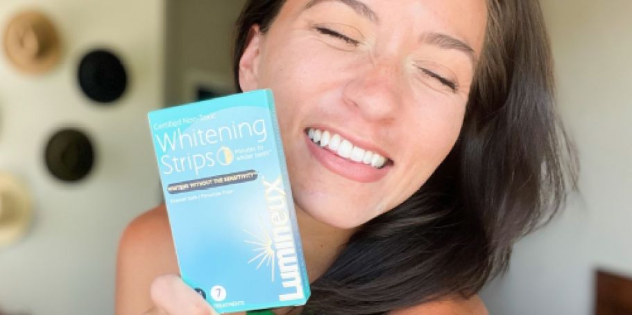 Lumineux Teeth Whitening Strips 42-Pack Just $29.99 Shipped for Amazon Prime Members