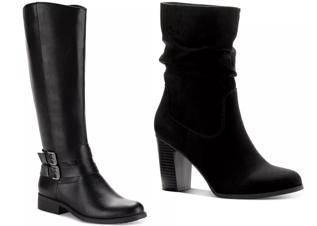 two tall women's boots