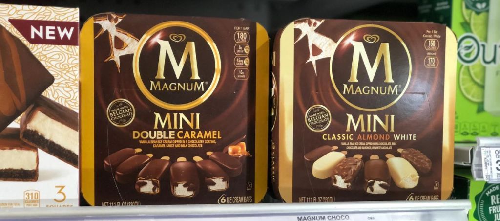 2 boxes of Magnum Mini Bars