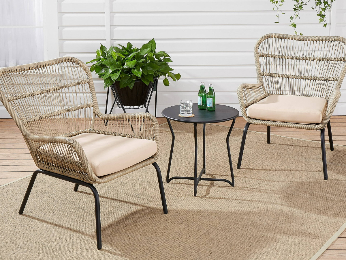 South Sea Outdoor New Java 2-Piece Outdoor Seating Set in Sandstone CODE:UNIV10  for 10% Off