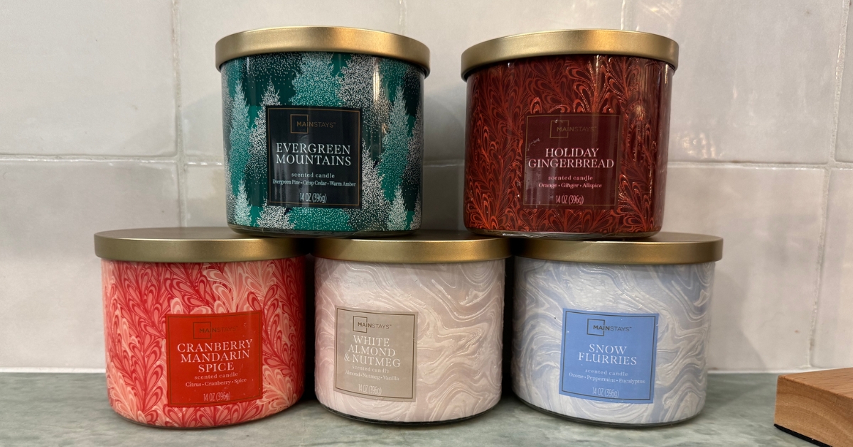 Why Pay For Expensive Candles? Walmart’s Got These 3-Wick Seasonal Scents for UNDER $6!