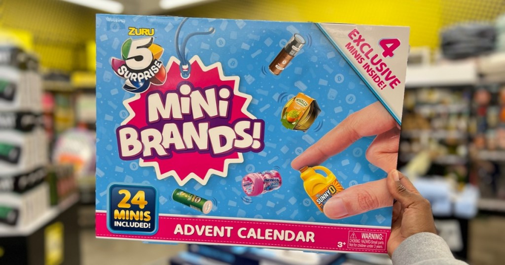 Mini Brands Disney Store Christmas Advent Calendar 24 Minis 3 Exclusive  Zuru New 