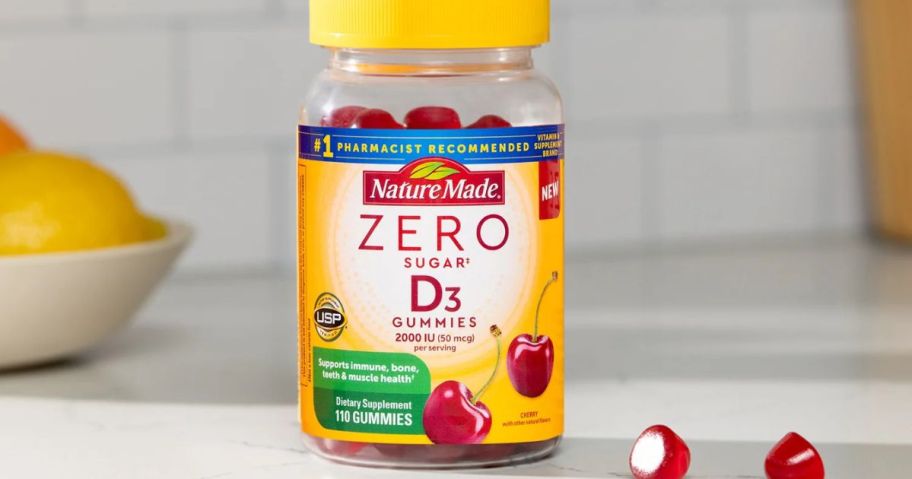 Nature Made Zero Sugar d3 gummies