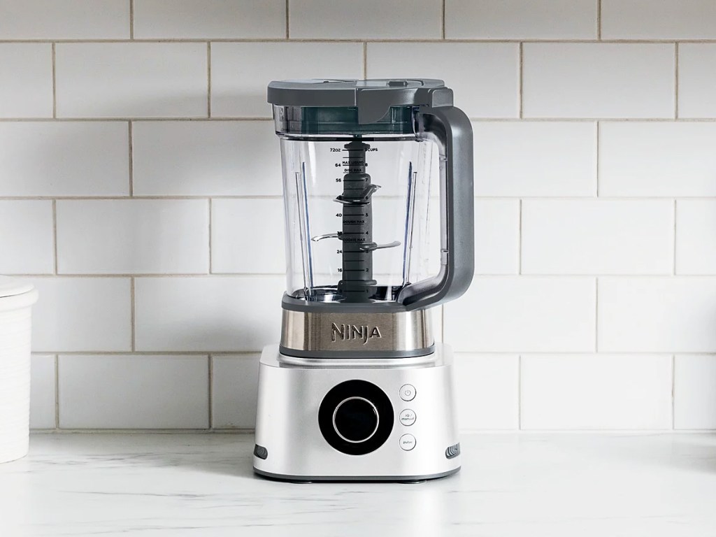 ninja blender on kitchen counter