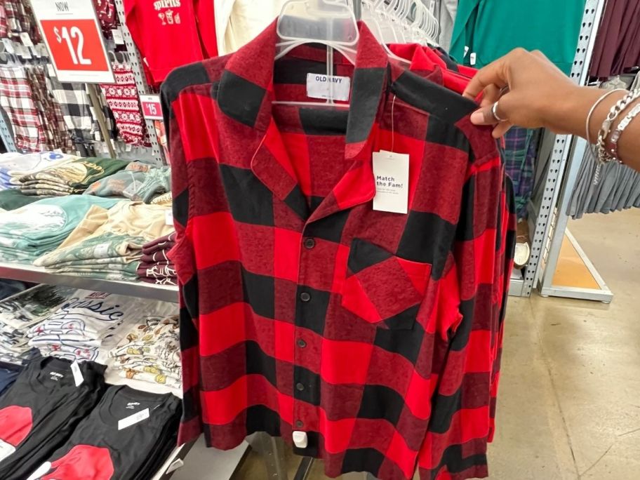 Old Navy Flannel Adult Pajamas