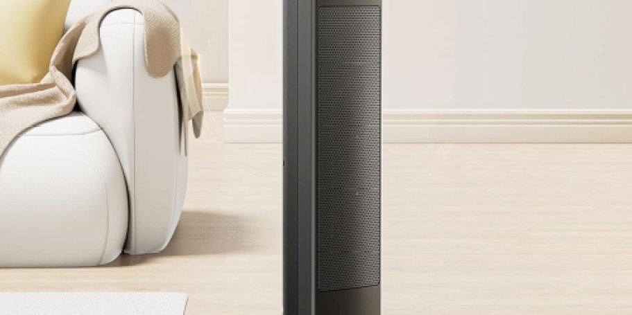 Oscillating Tower Heater Only $52 Shipped on Amazon – Perfect for Large Rooms!