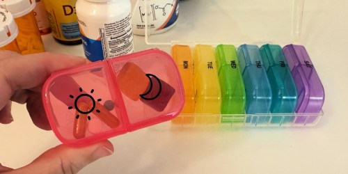 Weekly Pill Organizer Just $6 on Amazon | Great for Travel