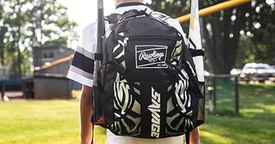 Rawlings Youth Sports Equipment Backpacks Just $19.97 on Amazon (Holds Bats, Gloves & More!)