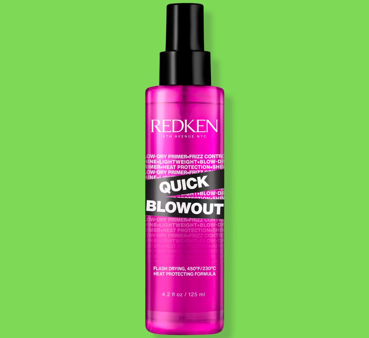 Redken Quick Blowout Heat Protectant Spray stock image