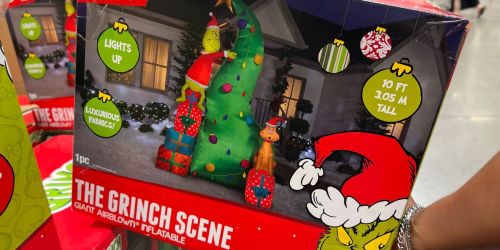 Up to 50% Off Sam’s Club Christmas Decorations | OVER $70 Off Giant 10-Foot Grinch Inflatable