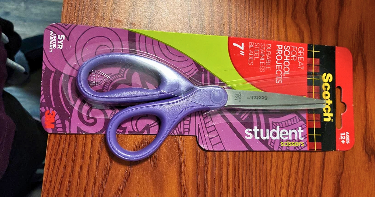 Scotch 7" Student Scissors ONLY 1.84 on Amazon (Regularly 11) Hip2Save