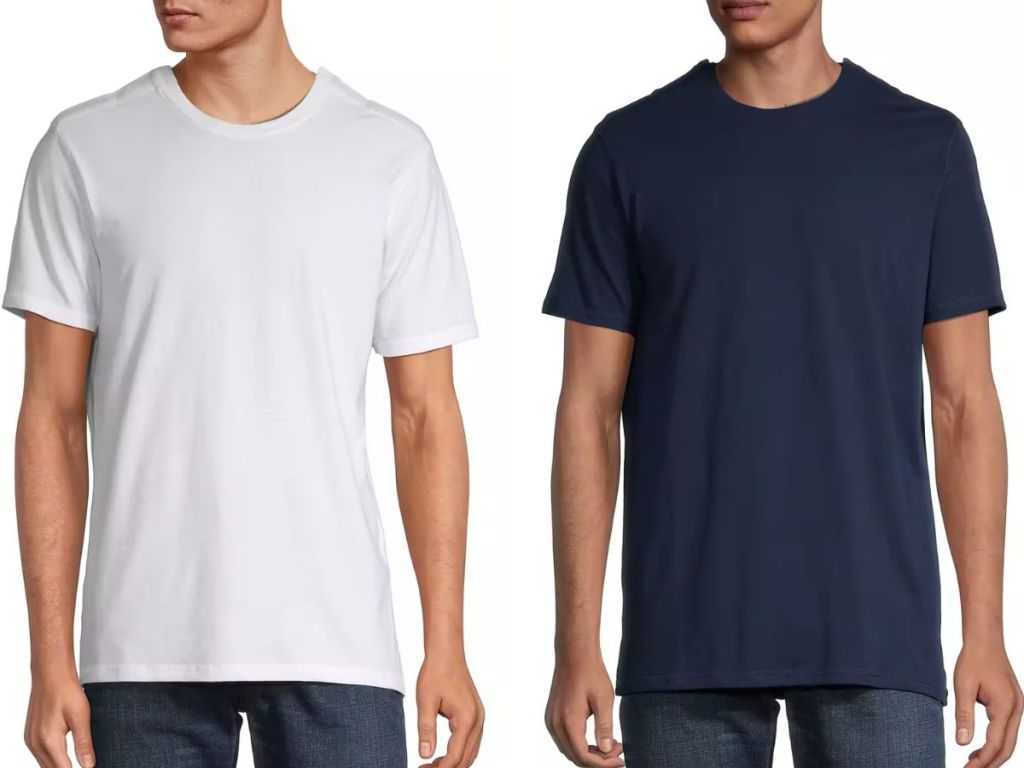 2 men wearing St John's Bay Adaptive T-Shirts