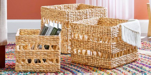 Up to 60% Off Home Depot Baskets + Free Shipping (Perfect for Blankets, Toys, & More!)