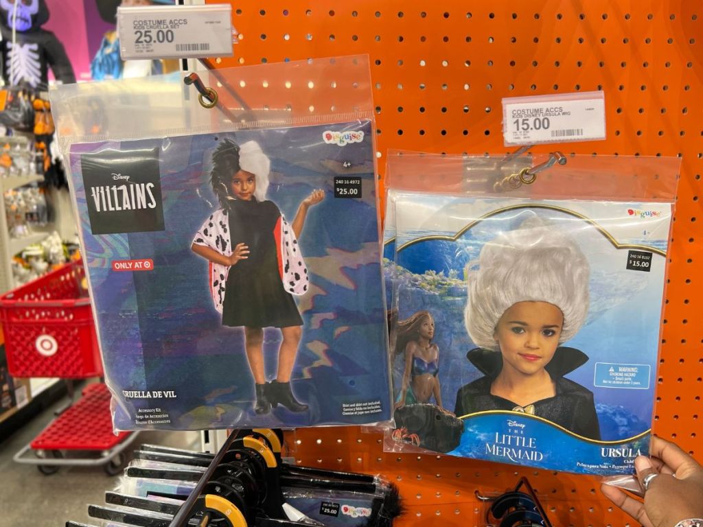 Target Cruella Costume and Ursula wig