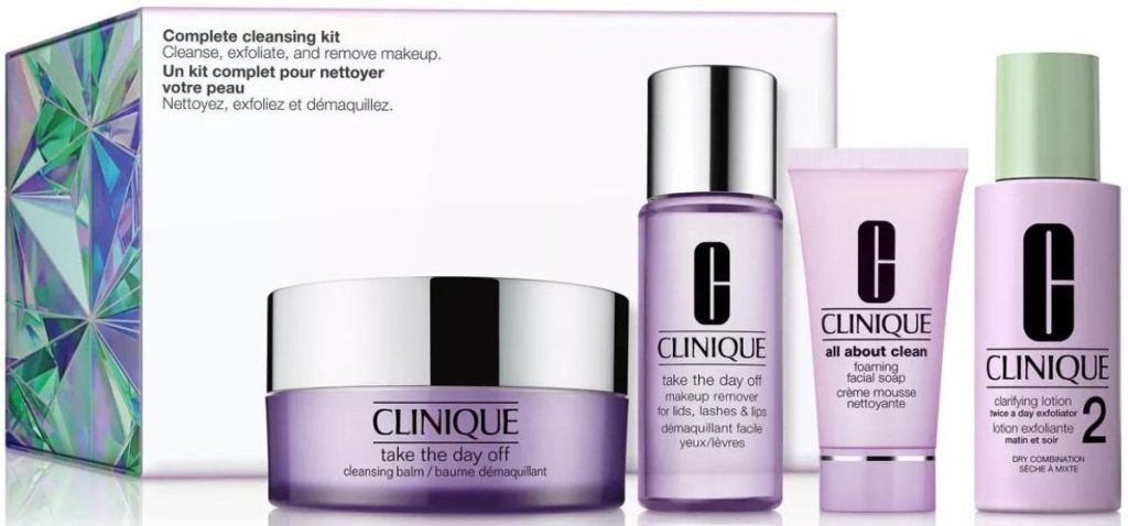 Clinique 4-piece Cleansing Skincare Gift Set