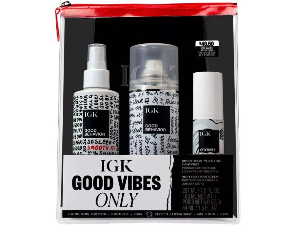 IGK Good Vibes haircare Gift Set