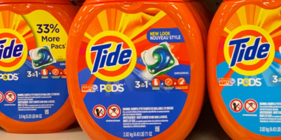 Up to 55% Off Tide Pods on Amazon After Rebate