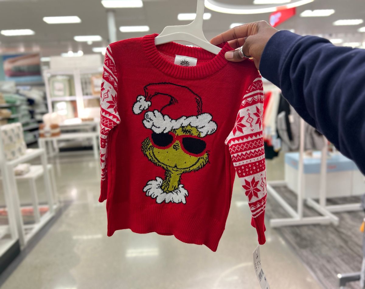 Grinch sweaters for outlet kids