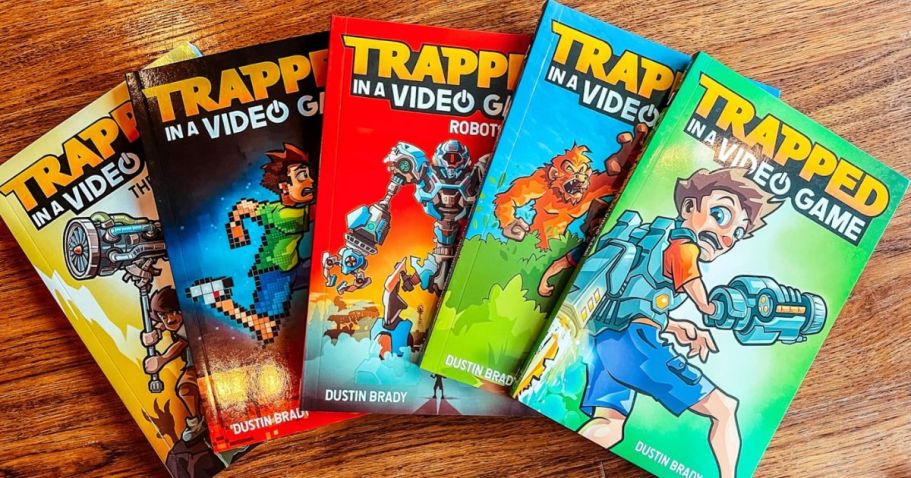 Trapped in a Video Game Books Boxed Set Just $28.17 Shipped for Prime Members (Reg. $49)