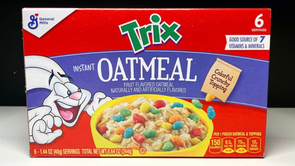 General Mills Trix Instant Oatmeal 6-Count Box