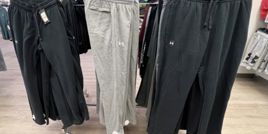 RARE Stacking Under Armour Promo Codes = Pants & Joggers from $12 Shipped
