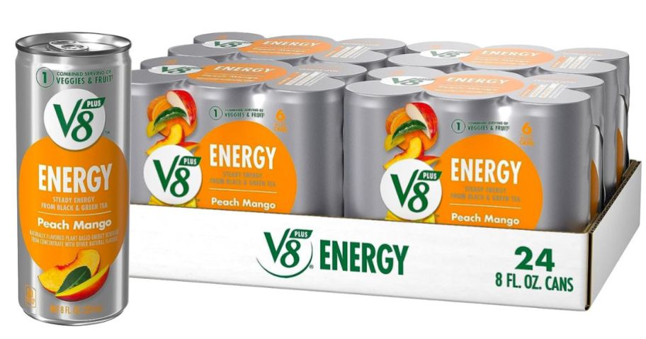 V8 Energy Drink Peach Mango