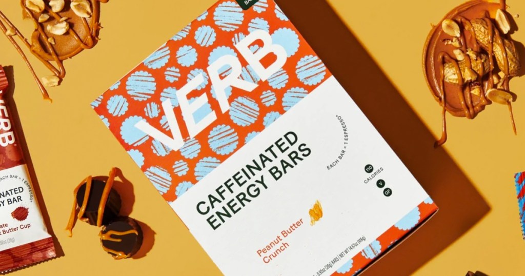 box of Verb Caffeinated Energy Bars
