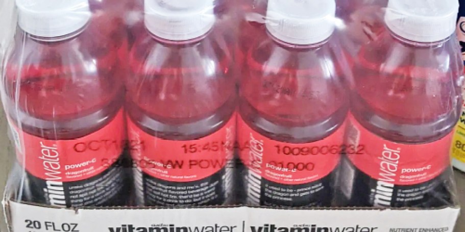 Vitaminwater 12-Packs Only $9 Shipped on Amazon (Just 75¢ Per Bottle!)