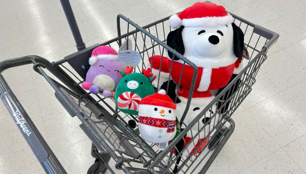 *NEW* Christmas Squishmallows at Walgreens Starting at .99 | Snoopy, Pooh, Hello Kitty, & More!