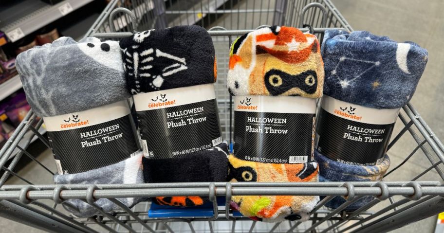 Way to Celebrate Harvest Plush Throw Halloween