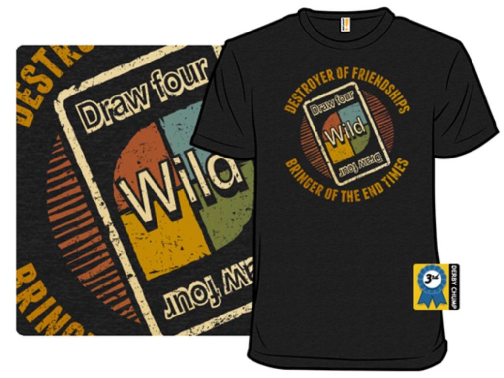 Woot Uno Card T-Shirt