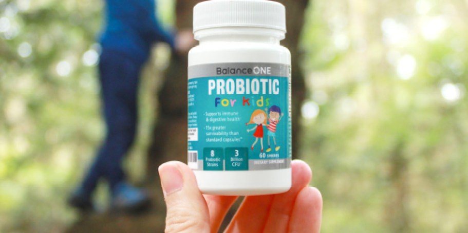 Balance ONE Kids Probiotics Just $7.98 Shipped on Amazon | Easy to Swallow