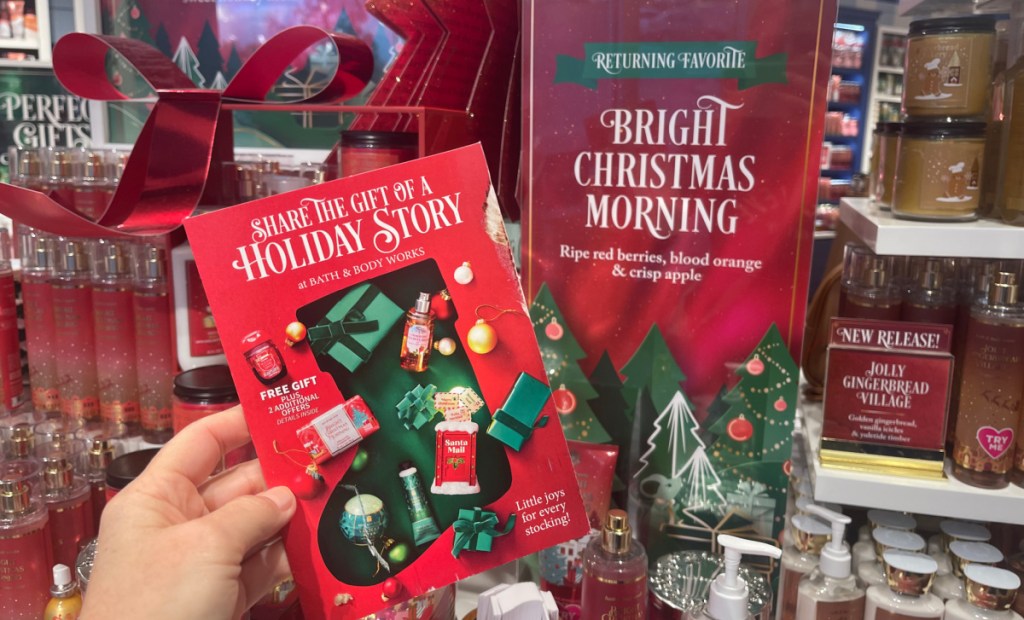 Bath and Body Works Holiday Mailer for Christmas 2023
